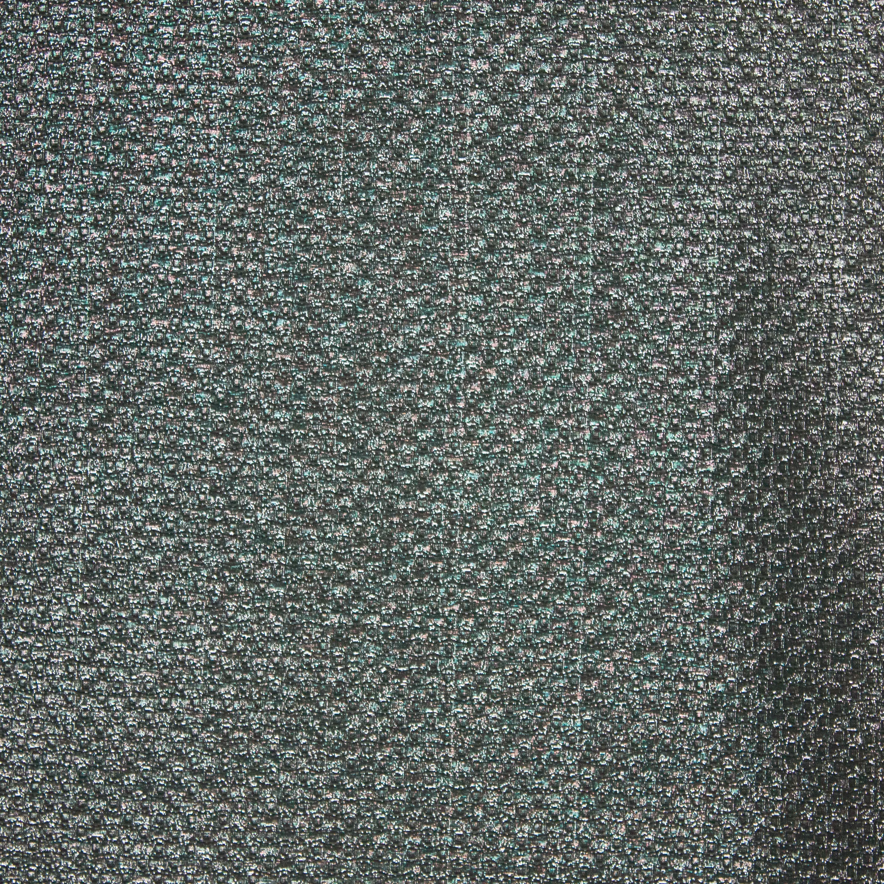 Changeant jacquard met ingeweven wafeltje zwart/zilver